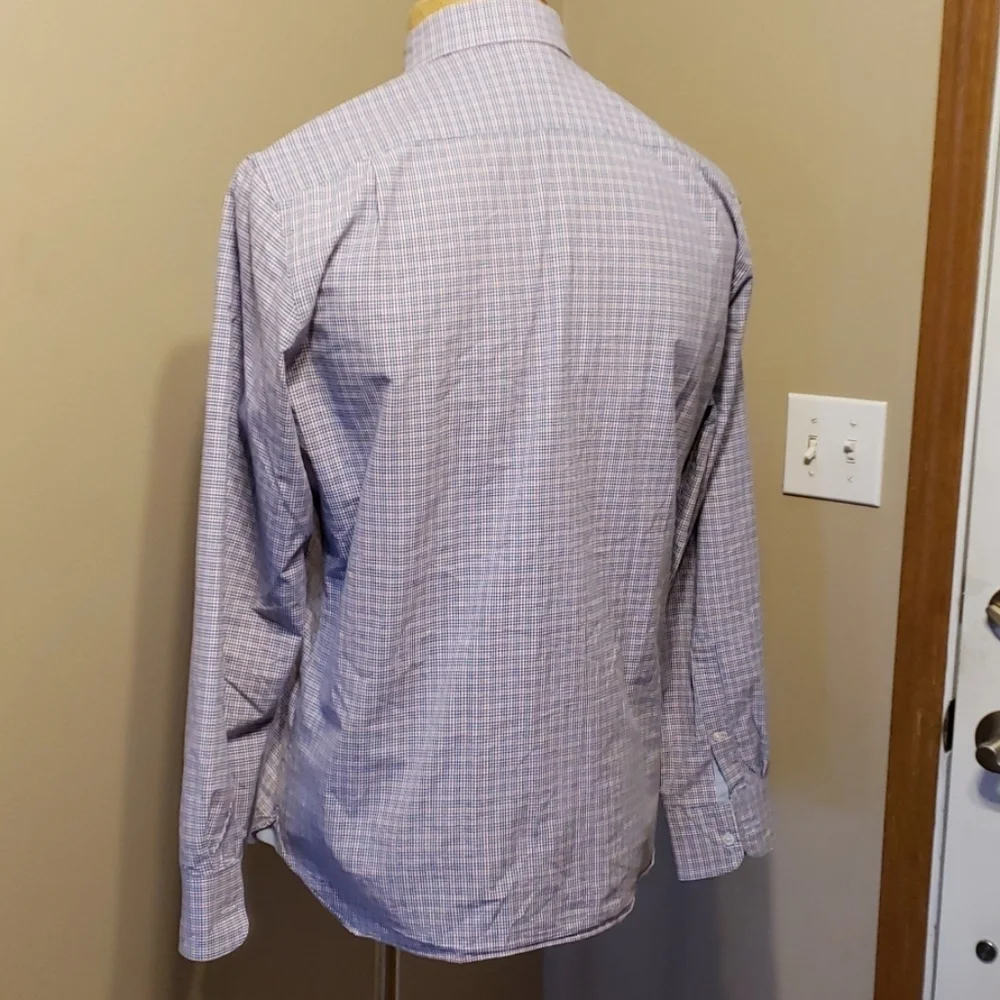 J crew long sleeve cotton 2 ply button down shirt